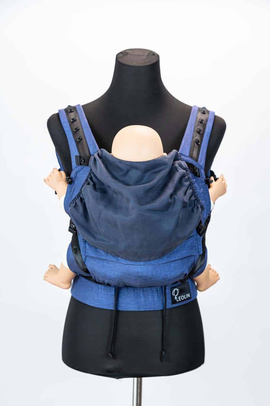 Babytrage Leolin Mini Navy Blue Melange