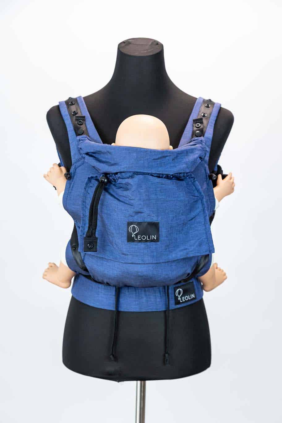 Babytrage Leolin Mini Navy Blue Melange