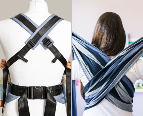 tragetuch versus tragehilfe im vergleich