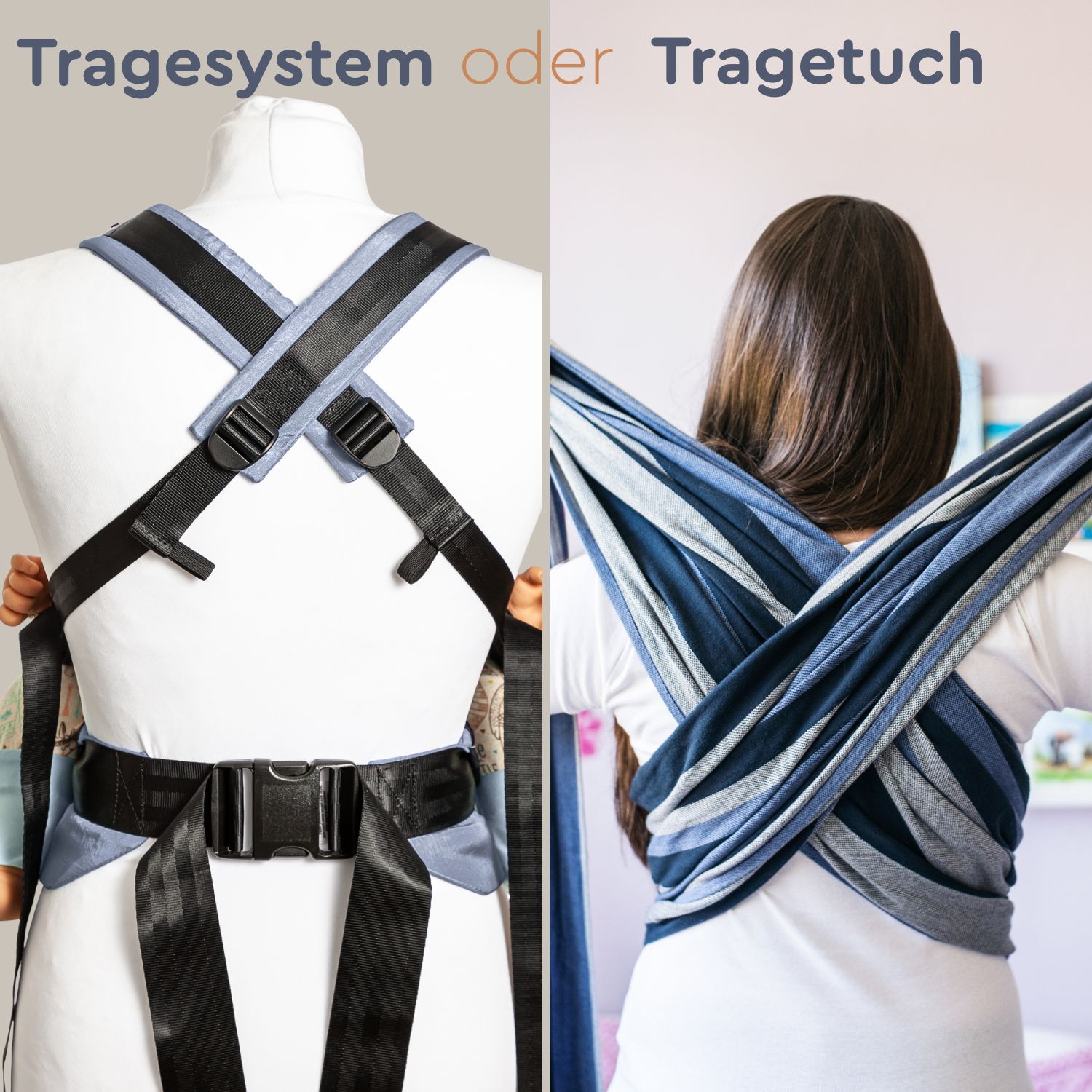 tragetuch versus tragehilfe im vergleich