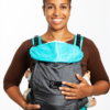 Shanek Inhaberin von Leolin mit der Babytrage Mini Grey Turquoise